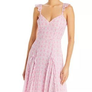 NWT LoveShackFancy Tulonne Dress in Rose Patch Size 4